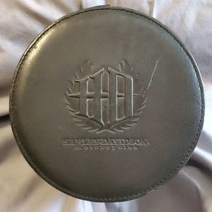 Harley Davidson Leather accessory box. Large